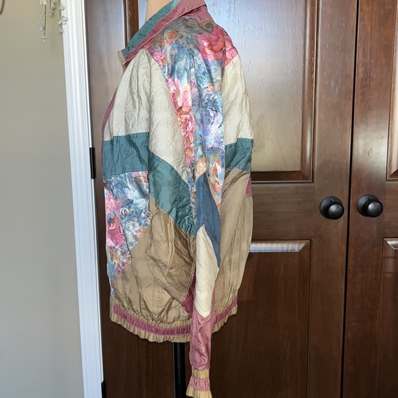 90’s Floral Spring Jacket Size Medium EUC - Picture 2 of 6